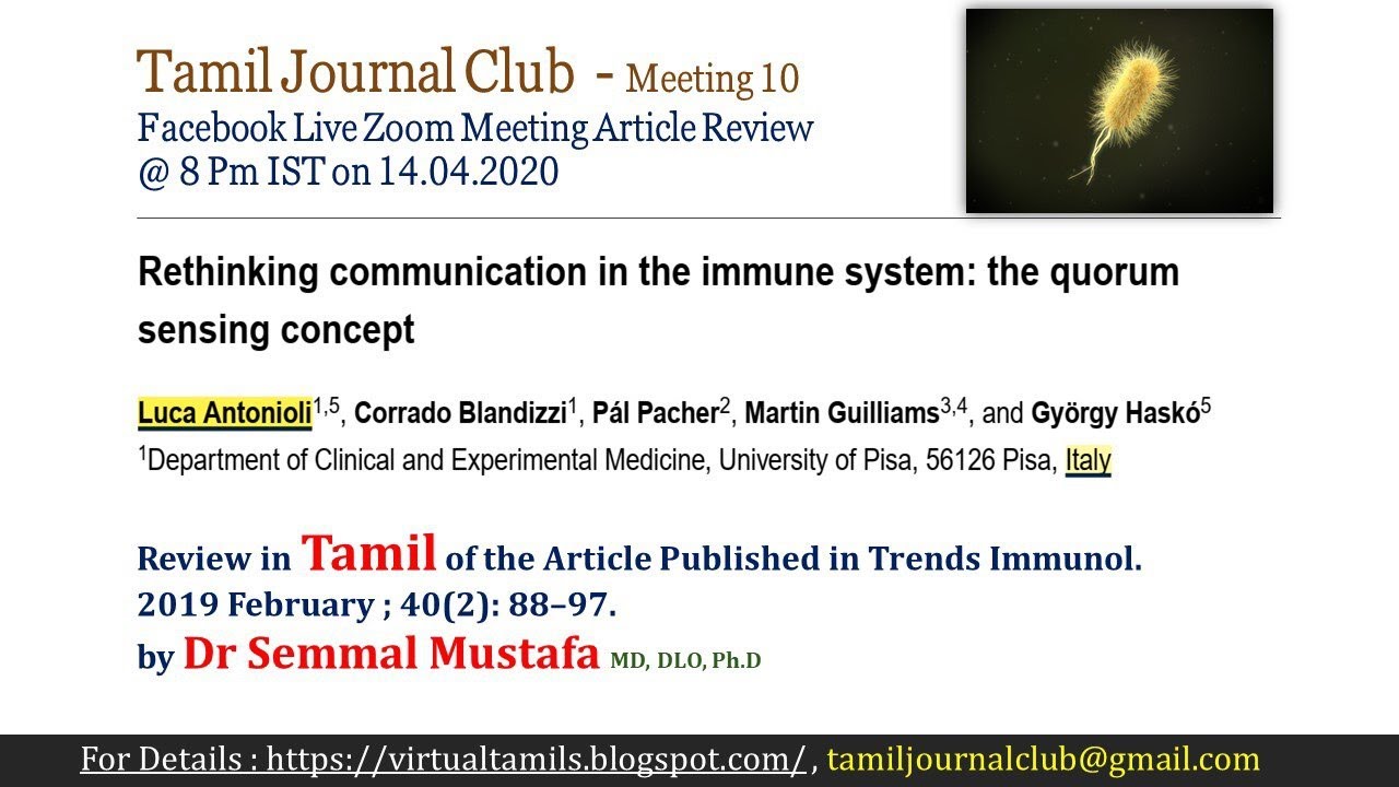 Understanding the Language of Bacteria and Immune Cells - Part 1 | Reviewed by Dr Semmal Mustafa