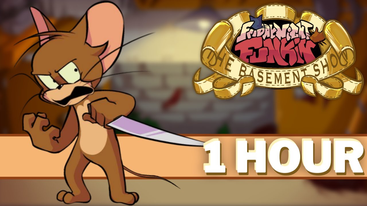 SIROKOU FNF 1 HOUR Songs (VS Jerry Tom's Basement Show Tom & Jerry