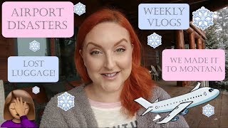 WEEKLY VLOGS | AIRPORT DISASTER | DOING MY MAKEUP IN 20 DEGREES | SIRENA GRACE CELES VLOGS