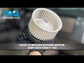 How to Replace Blower Motor 2009-2014 Ford F-150