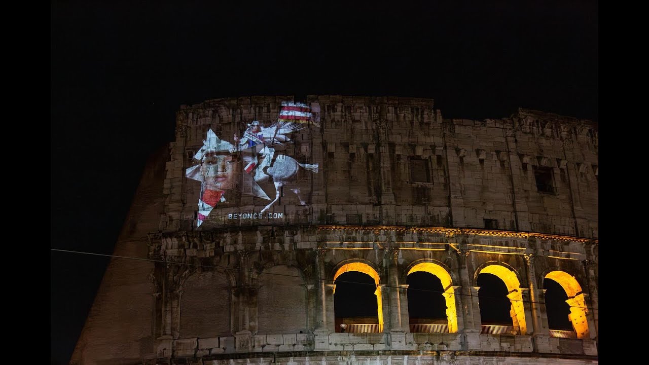 Beyoncé Cowboy Carter Rome Colosseum March 2024. - YouTube