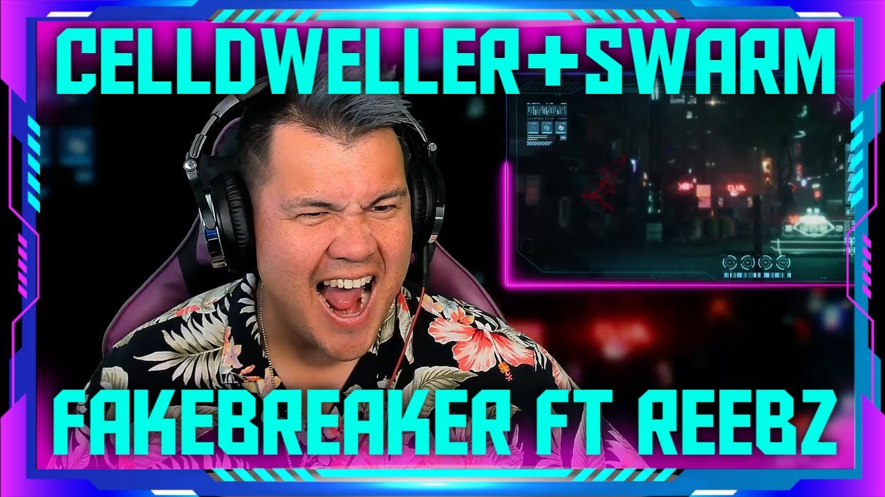 Reaction to Celldweller & SWARM - Fakebreaker (feat. REEBZ) [Official Video] | THE WOLF HUNTERZ Jon