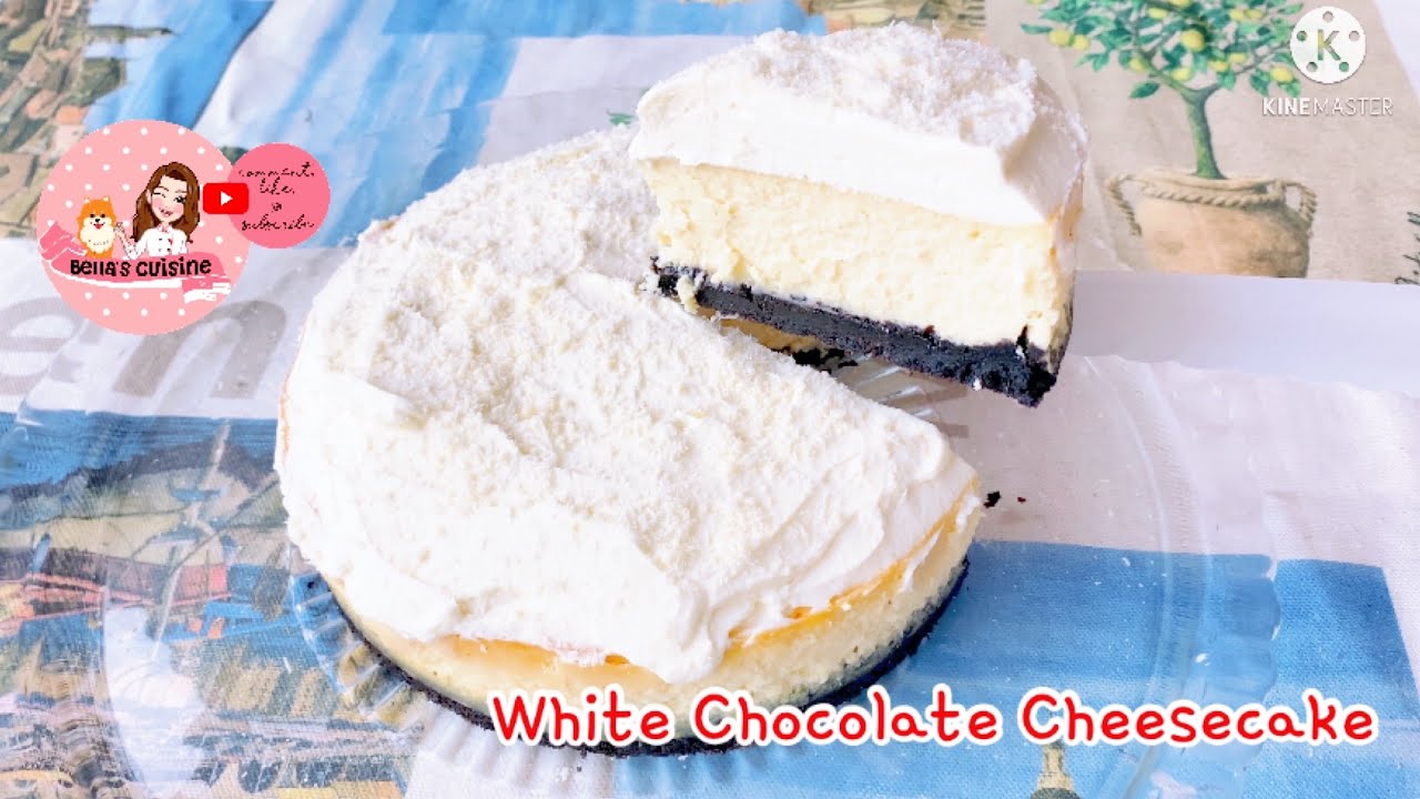 🧀White Chocolate Cheesecake 🍰 ชีสเค้กไวท์ช็อกโกแลต หอมมัน นุ่มละลายในปาก