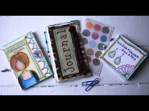 Watersoluable Travel Palette Book Tutorial 