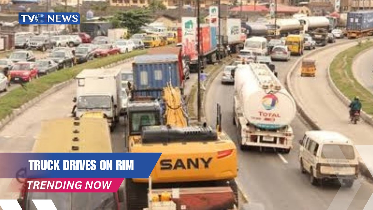 Trending Now: Truck Drives On Rim In Lagos + Tonto Dikeh Drops ''King'' Title + more