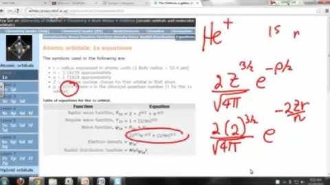 19   02 Many electron atoms   Orbitals and spin orbitals 03m 57s