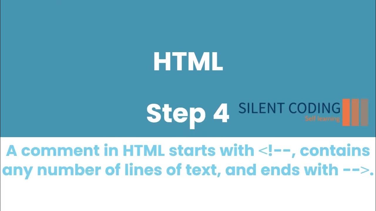 HTML Step 04 I Adding comment in HTML - YouTube