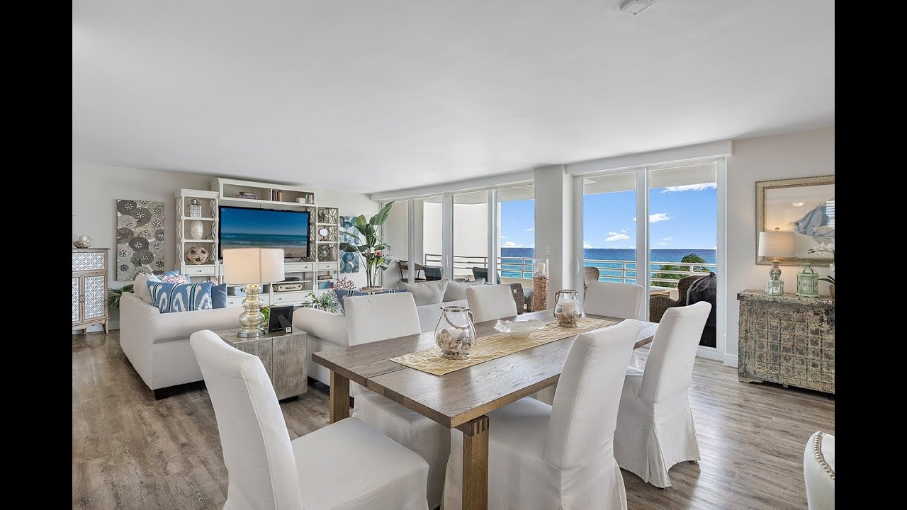 Seasonal condo rental 3 bed 2.5 bath Clarendon 5C Highland Beach FL