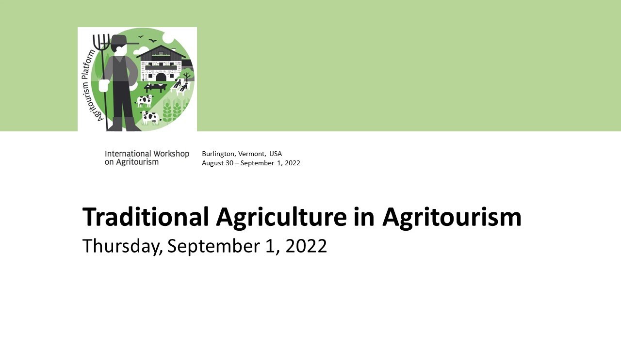 Traditional Agriculture in Agritourism YouTube