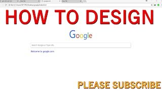 how to make or create google search engine design in 20 minutes screenshot 2