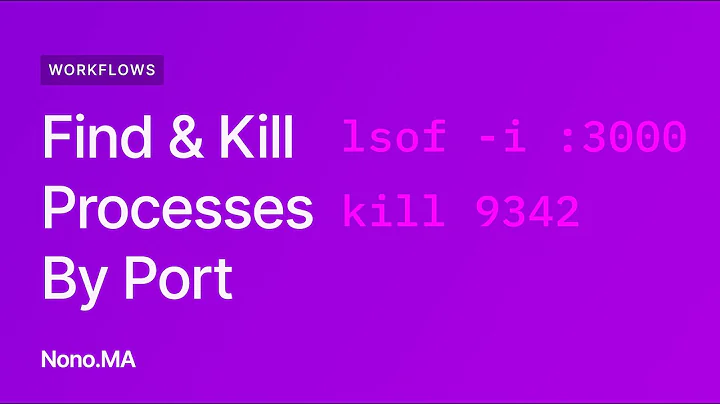 How to Kill a Process By Port Number and Find Its Process Id