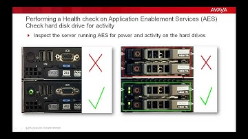 Performing a Health check on Avaya Aura® Application Enablement Services r6.3.1