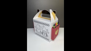 Gable Box with Crayon Holders