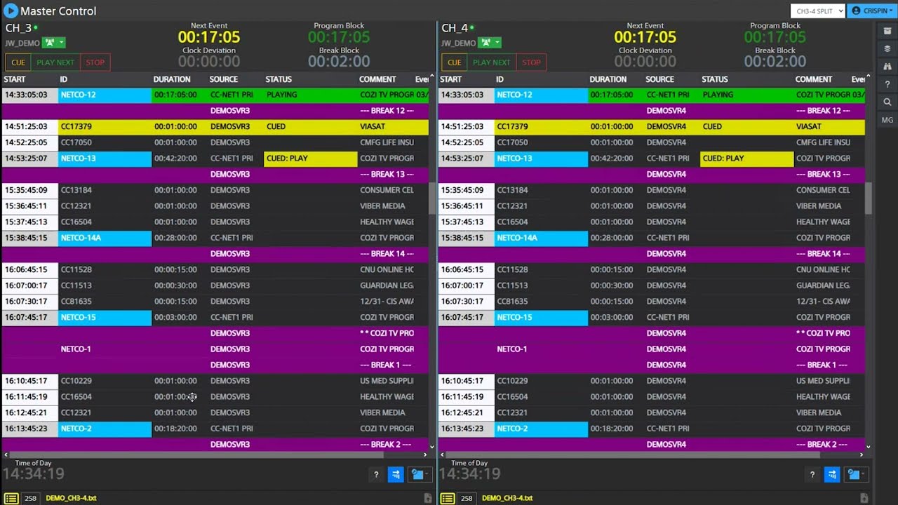 Crispin Clips - CORE - webRPX - Channel Sync