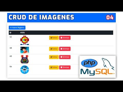 Registrar - Como Hacer un CRUD de IMAGENES en PHP y MySQL | parte 04