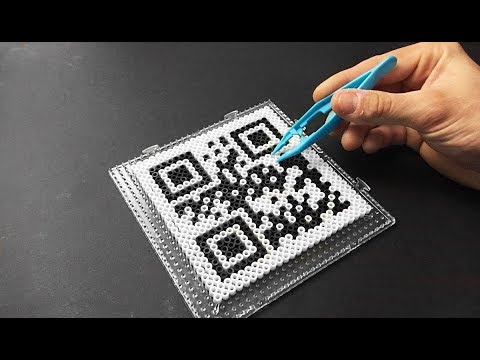Nike Fan Art QR CODE | Pixel Hama Perler Beads 2017 - YouTube