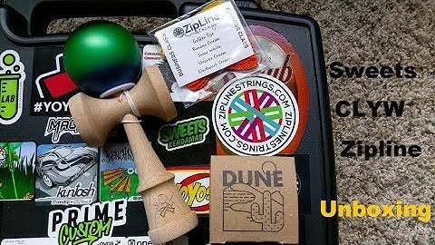Zipline Strings, CLYW and Sweets Kendama Unboxing