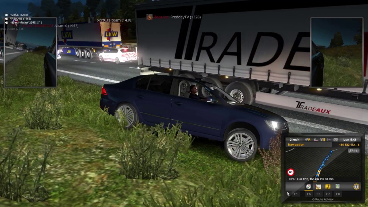 ets2 multiplayer traffic jam YouTube