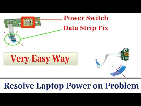 Power Switch Strip Repair   laptop power on fix