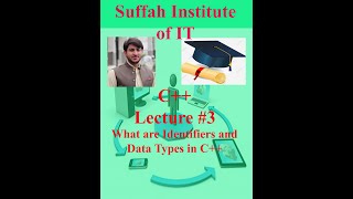 Lecture #3. Waht are identifiers, variables and data types.