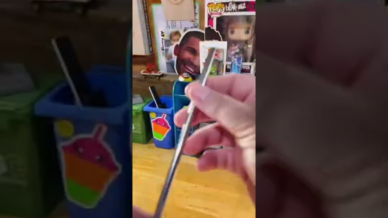 DIY Dollar Tree Fingerboard build redemption edition rail 