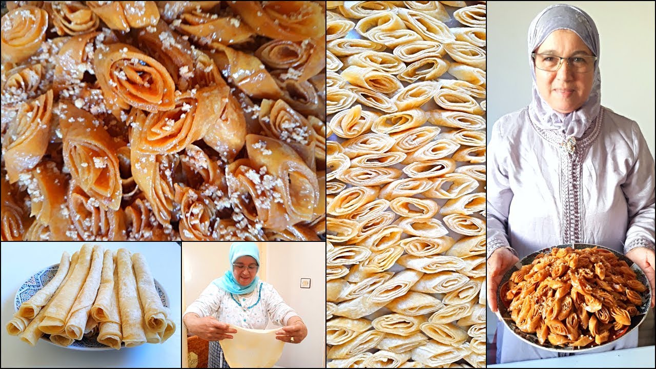 حلوة لسان الطير المغربية🐦 بكل تفاصيلها الد معسلات رمضانية 🌙من يد الحاجة فاطمة 🇲🇦