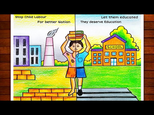 Child Labour Drawing by Sushmita Khosla - Pixels