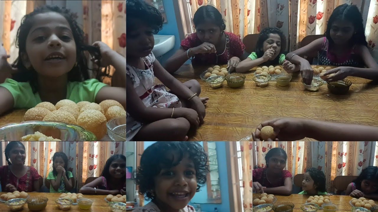 பானிபூரியும் 4 குறும்புகாரியும் Paani Poori Challenge annie and aksi