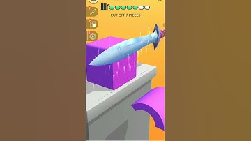 Asmr Slicing All Levels Gameplay Walkthrough | Kinetic Sand Cutting | Asmr slicing game #shorts