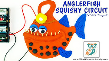 Anglerfish Squishy Circuits STEM Project for Kids