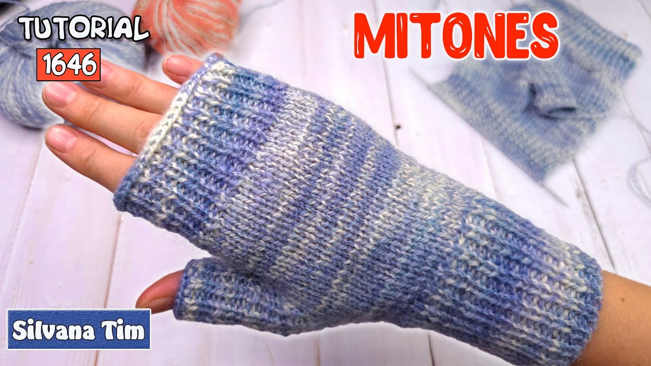 🧤 ПРОСТЫЕ МИТЕНКИ НА ДВУХ СПИЦАХ ✨ ВЯЖЕМ ПО ВАШЕМУ РАЗМЕРУ! 🧶