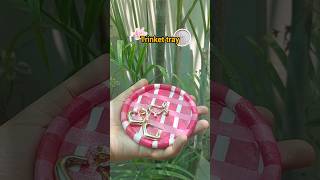 DIY Trinket Tray ✨🌸#trinkettray #diy #clayart #airdryclay #handmade #viralshorts #youtubeshorts