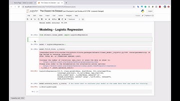 Intro to Machine Learning with Python 4: Train a Logistic Regression Model