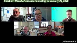Sherborn Assessors Meeting January 29, 2026
