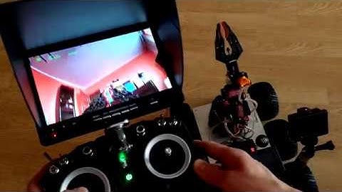 6WD all terrain robot - robot arm control