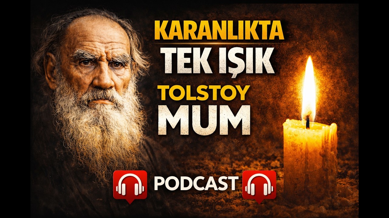 Bir Mumun Işığında İnsanlık Dersi | Tolstoy &ldquo;Mum&rdquo; | Sesli Kitap