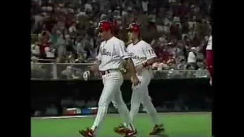 Gregg Jefferies Hits for the Cycle in 1995