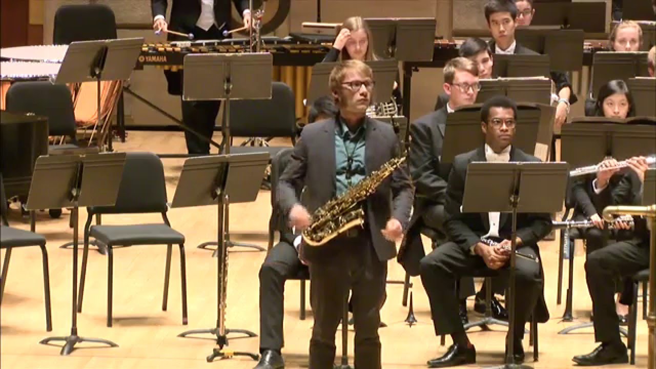 Phil Pierick - Concerto for Alto Saxophone & Wind Ensemble (Frank Ticheli)