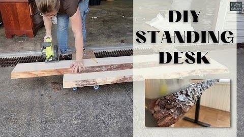 CUSTOM STANDING Desk DIY Project Can