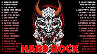 Famous Hard Rock Songs Compilation ⛔ Metallica, ACDC, Kiss, Iron Maiden, Black Sabbath