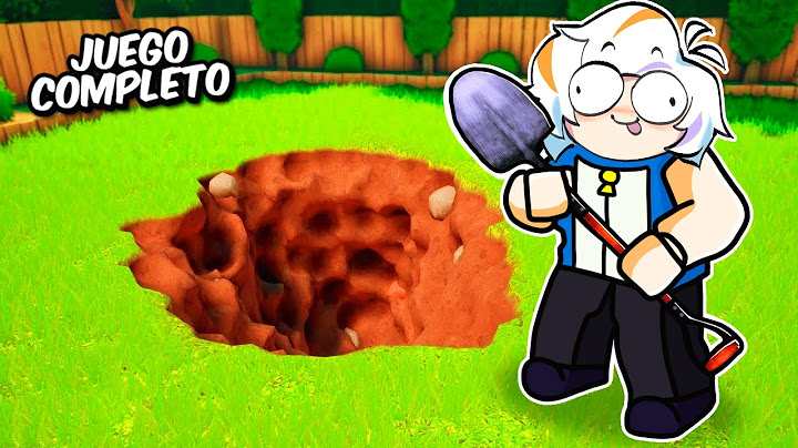 CAVANDO AGUJERO GIGANTE EN MI JARDIN COMPLETO (DIG THE BACKYARD ROBLOX)