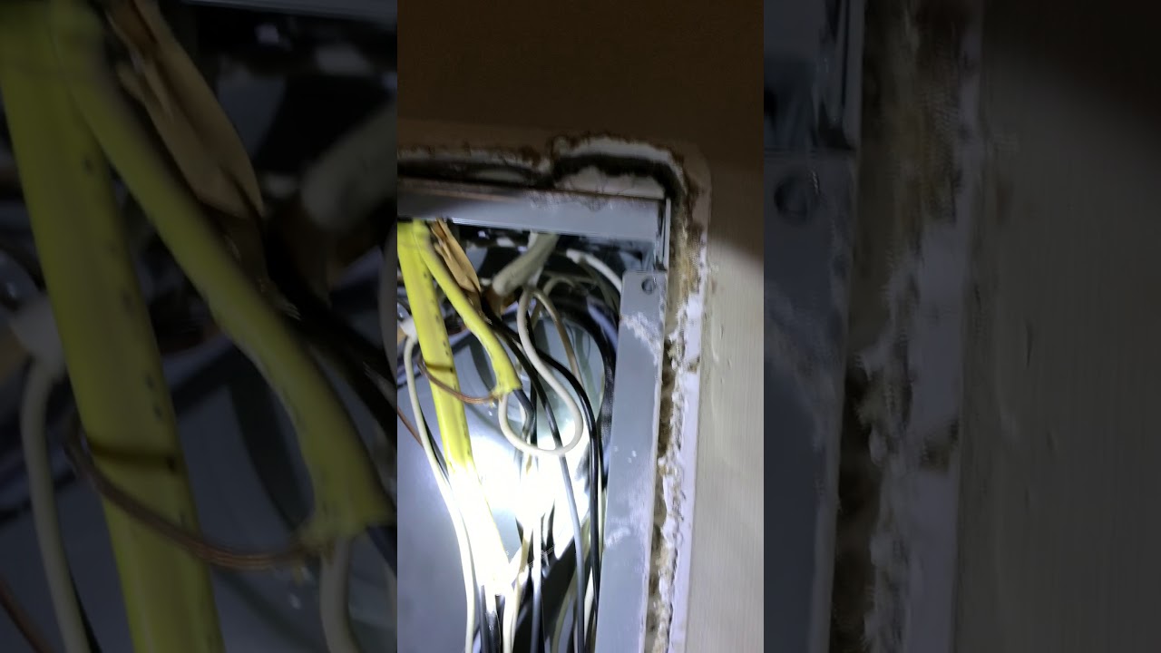 Don't use long, sharp screws in electric panel covers! YouTube