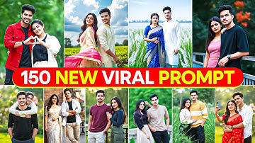 150 NEW COUPLE PHOTO GEMINI PROMPT | NEW TRENDING COUPLE AI PHOTO EDITING | AI PHOTO KAISE BANAYE 