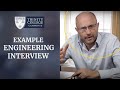 Example Cambridge Engineering Interview