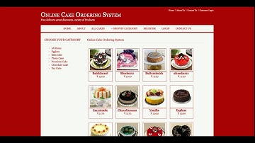 Online Cake Ordering System | Java JSP Servlet Project | Java JSP CRUD Project