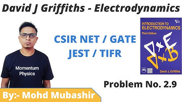 David J Griffiths - Electrodynamics || Problem No.  2.9 || Mohd Mubashir