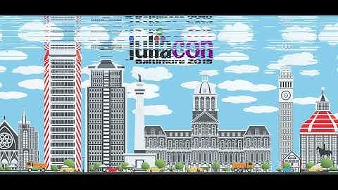 Baltimore skyline bubble sort (JuliaCon 2019)