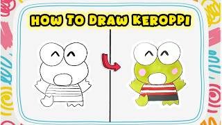 How to Draw Keroppi from Sanrio – Kawaii Frog Character Drawing