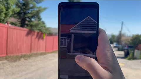 AR House / AR Foundation - Outdoor Placement Test