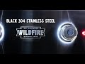 Black stainless steel feature